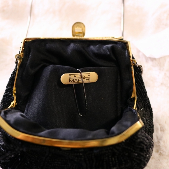 Elegant Carla Marchi La Regale Evening Bag, 1960 'S Vintage - Picture 4 of 6